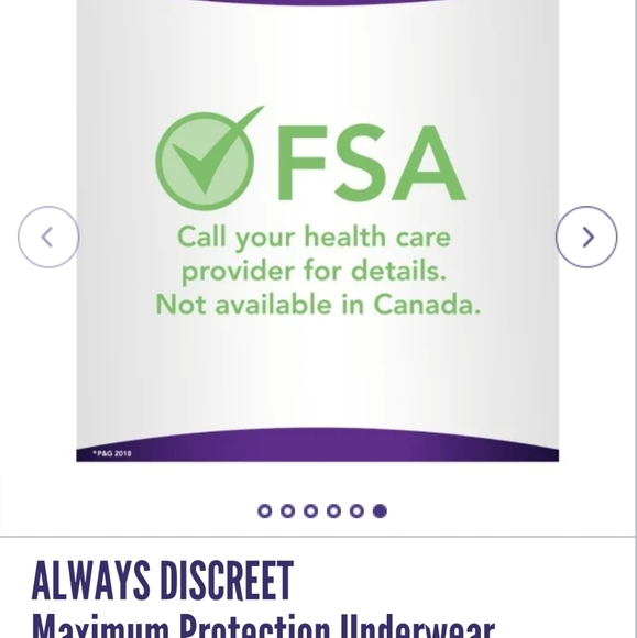 NIB Always Discreet Underwear IN SEALED PLASTIC WRAPPING BOX - Picture 4 of 4